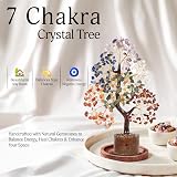 YATSKIA Seven Chakra Crystal Tree Bonsai Healing Stones Home Decor view 5