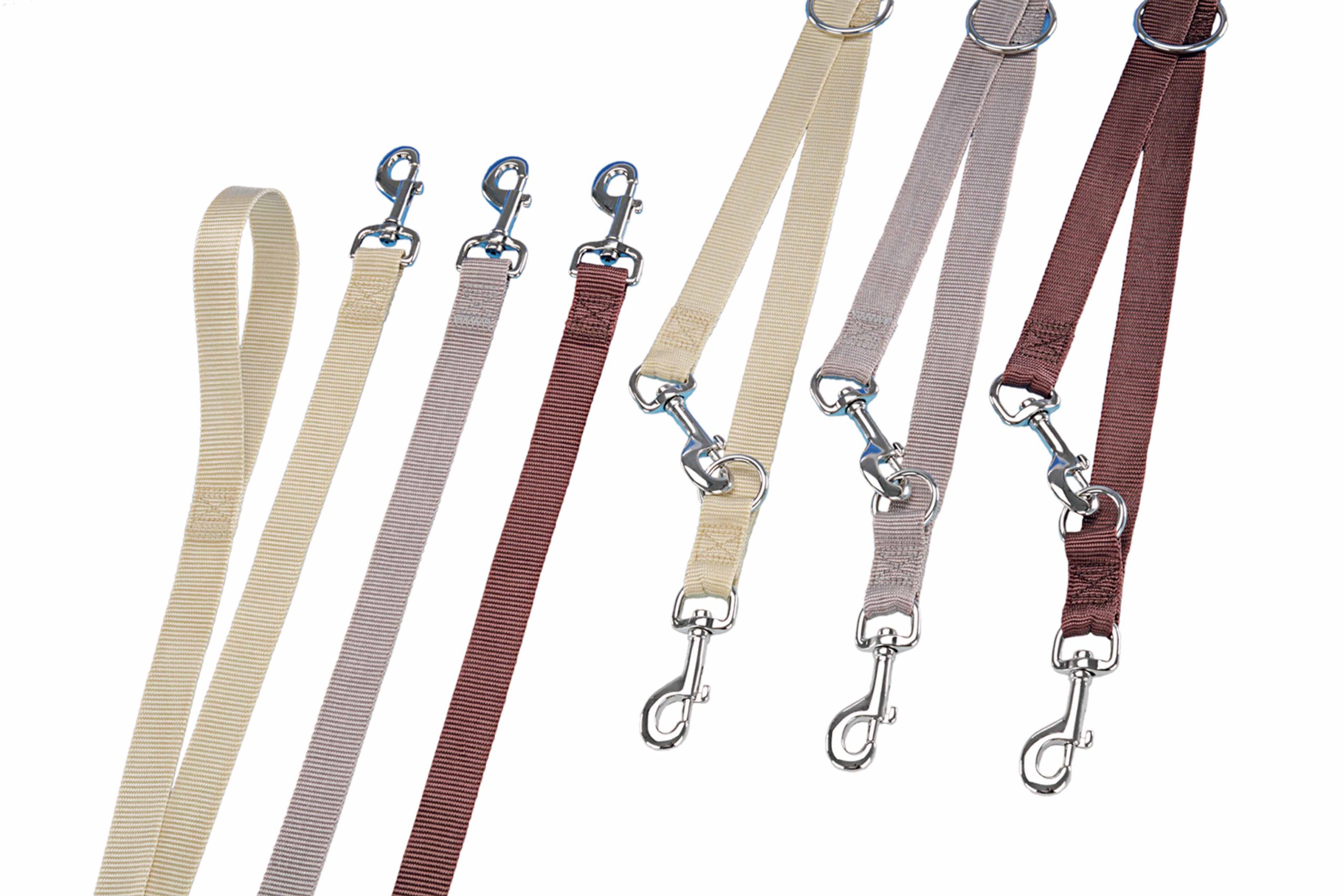 Nobby Training Leash Classic, 200 cm/ 20 mm, Brown