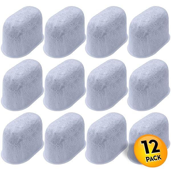 CUISINART® COFFEE FILTER REPLACEMENT – 12 PACK CUISINART® COFFEE MAKER WATER FILTER BY PURELINE – CHARCOAL WATER FILTER – FOR ALL CUSINART COFFEE MACHINES