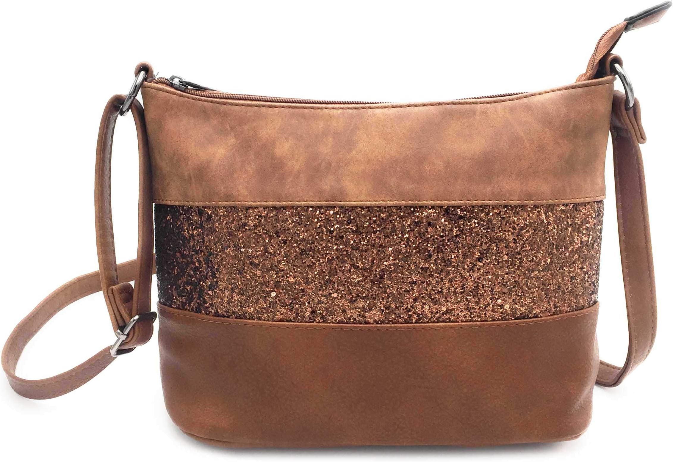 Gallantry Women's Shoulder Bag With Glitter Design