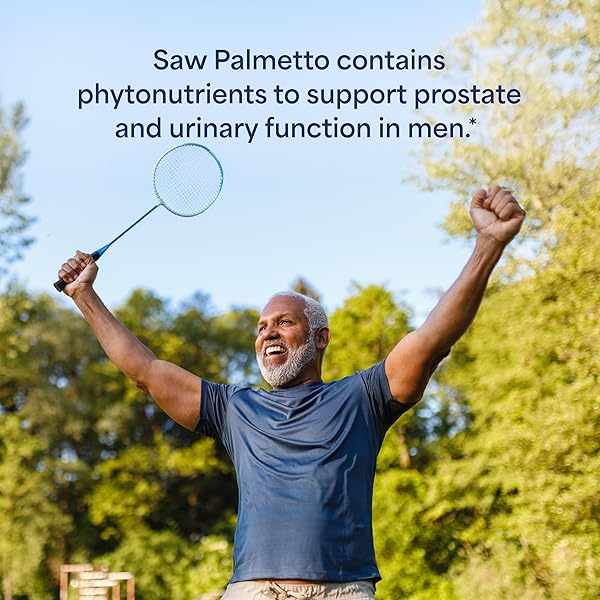PURITAN’S PRIDE SAW PALMETTO EXTRACT 160MG, TRADITIONAL HERBAL DIETARY SUPPLEMENT FOR MENS PROSTATE AND URINARY HEALTH SUPPORT, 60 RAPID RELEASE CAPSULES