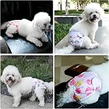 COMSLE Dog Nappies Large 3 Pack Female Adjustable Reusable Diapers view 6