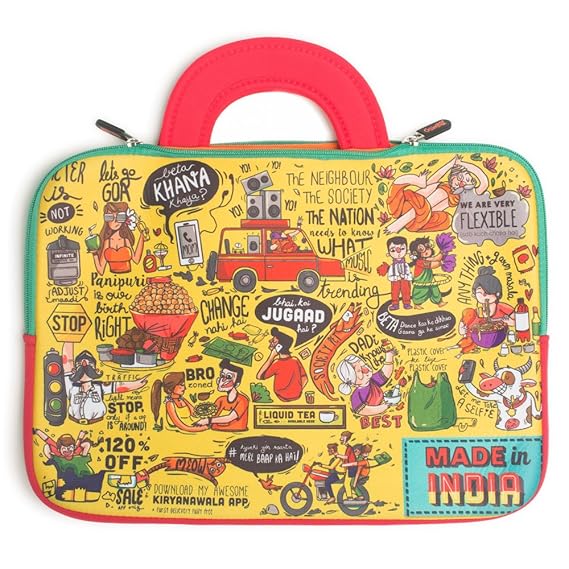 Chumbak Made in India 15.6" Laptop Sleeve Amazon.in Bags, Wallets