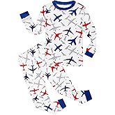 KikizYe Little Big Boys Girls Pajamas Set Kids PJs 100% Cotton Sleepwear