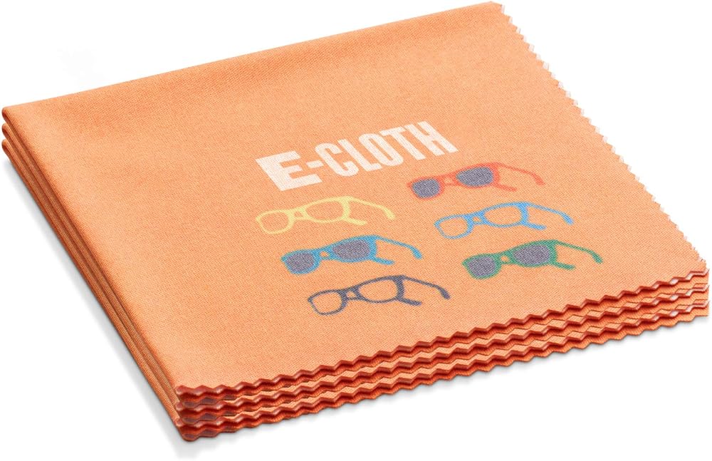 E-Cloth Glasses Cloth 3 Pack Microfibre Cleaner for Glasses and Lenses
