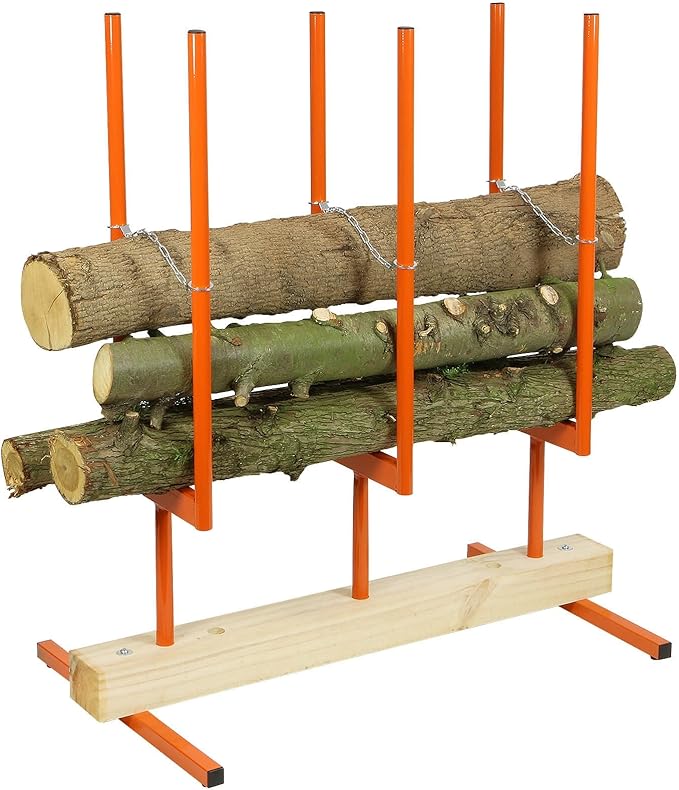 Forest Master Bulk Log Stand 3 Multi Log Saw Horse Chainsaw: Amazon.co ...