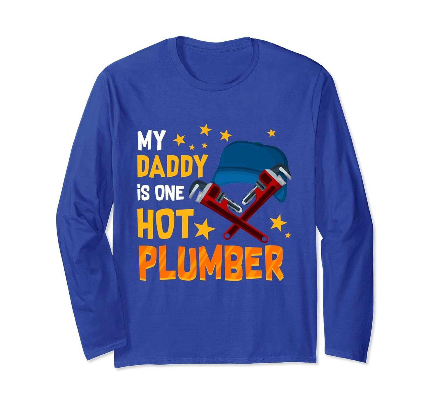 My Daddy Is One Hot Plumber T-Shirt Son Daughter-anz