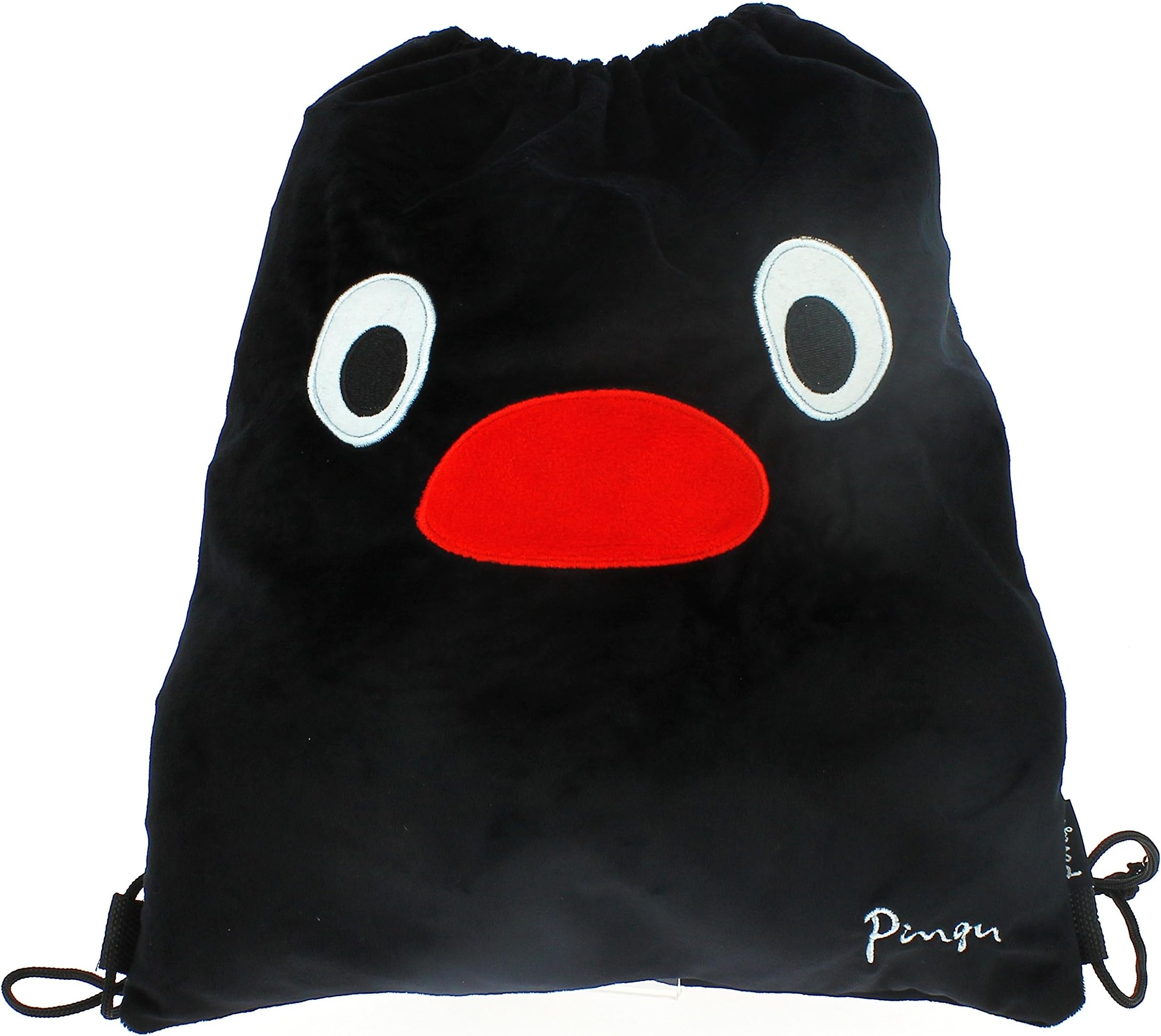 Pingu - Plush Drawstring Bag | 40 x 31 x 8 cm