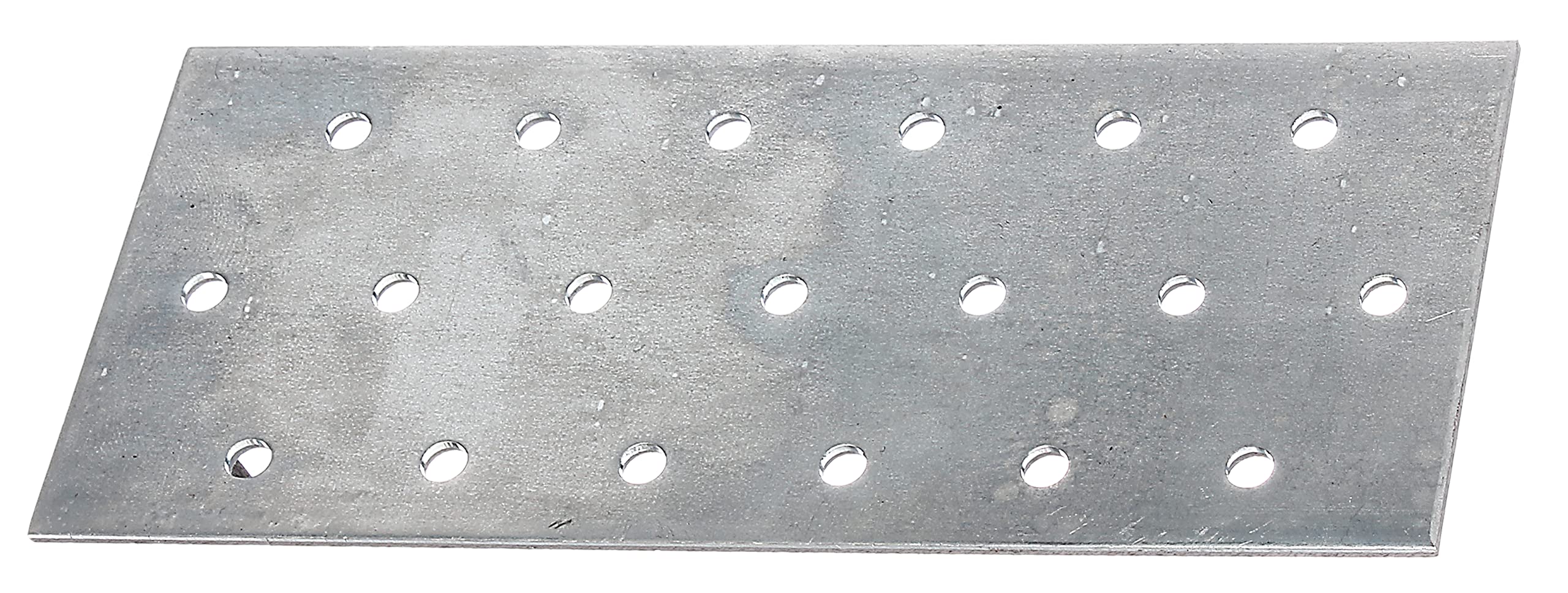 Alberts 331467 Perforated Plate Sendzimir-Galvanised 140 x 60 mm — image 1