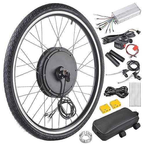 Conversion Kit Wheel AW Electric Bike Conversion Kit 48V 1000W 26