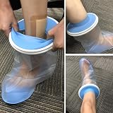YUNCHI Waterproof Foot Cover Shower Cast Protector for Adults M view 2