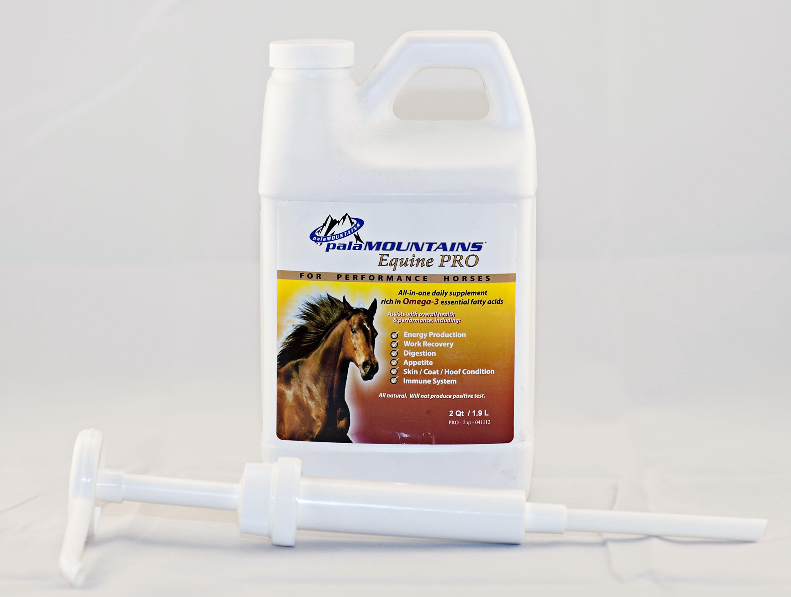 palaMOUNTAINS Performance Horses Equine PRO Nutritional Supplement - 1/2 Gallon