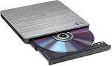 LG Hitachi GP60 External DVD Drive Burner Writer Player Slim USB 2.0 Silver view 2