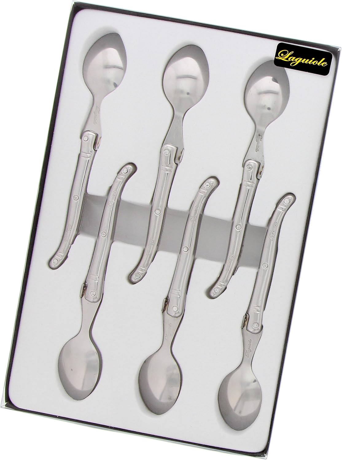 Laguiole I75546 Box Set of 6 Dessert Spoons Amazon.co.uk Kitchen & Home