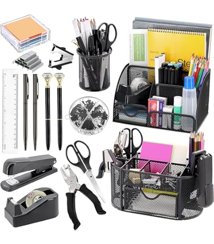 Amazon.com : deflecto Silhouettes All-In-One Caddy, 6