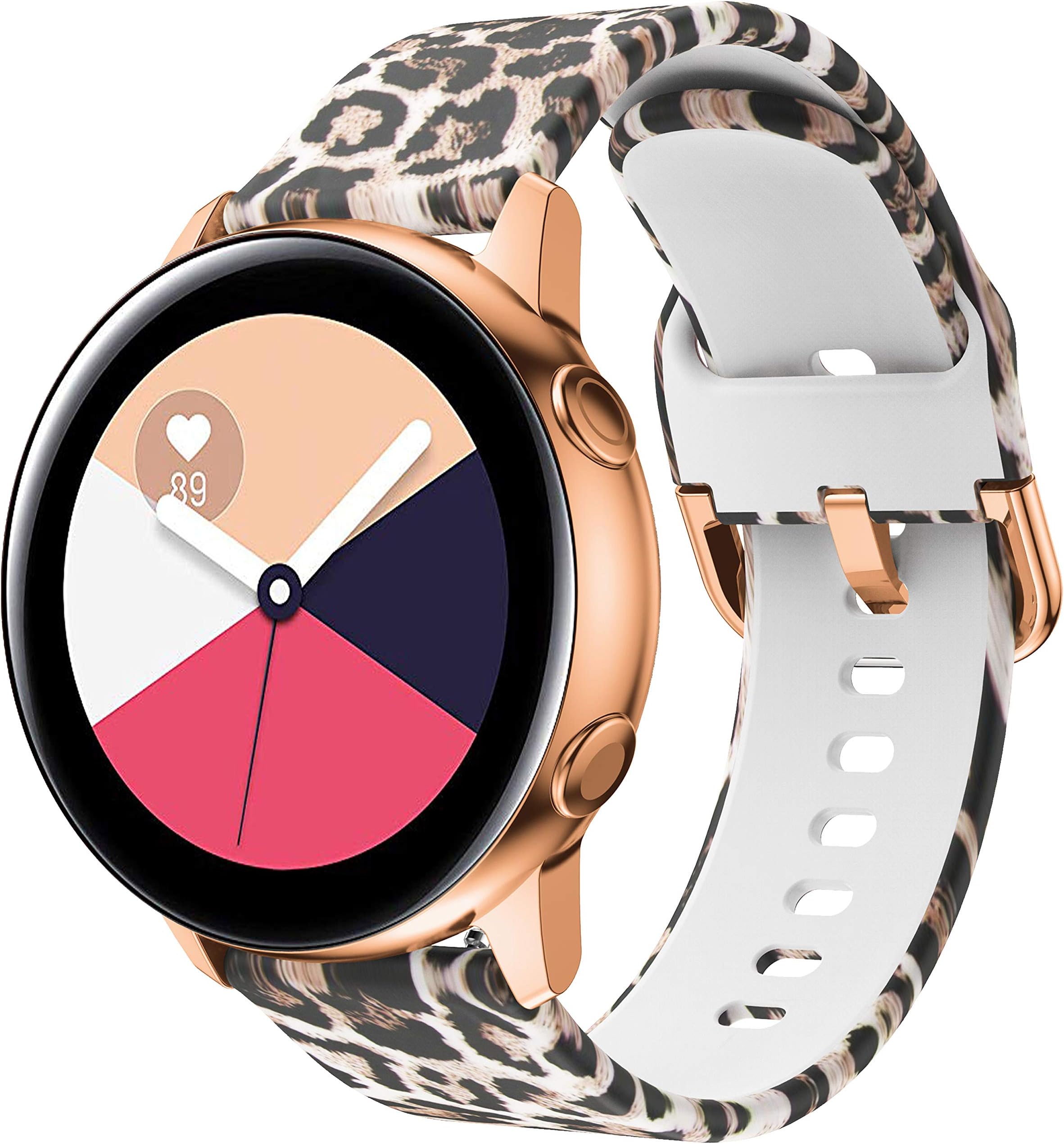 Cool cousin Compatible with galaxy Active 2 Watch Band 44mm 40mm 42mm 20mm Silicone watch bands Replacement Non-Fading Waterproof Anti-Allergy
