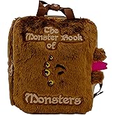 AI ACCESSORY INNOVATIONS Wizarding World Harry Potter Book of Monsters Plush Book Bag, Cosplay 12” Backpack, Brown