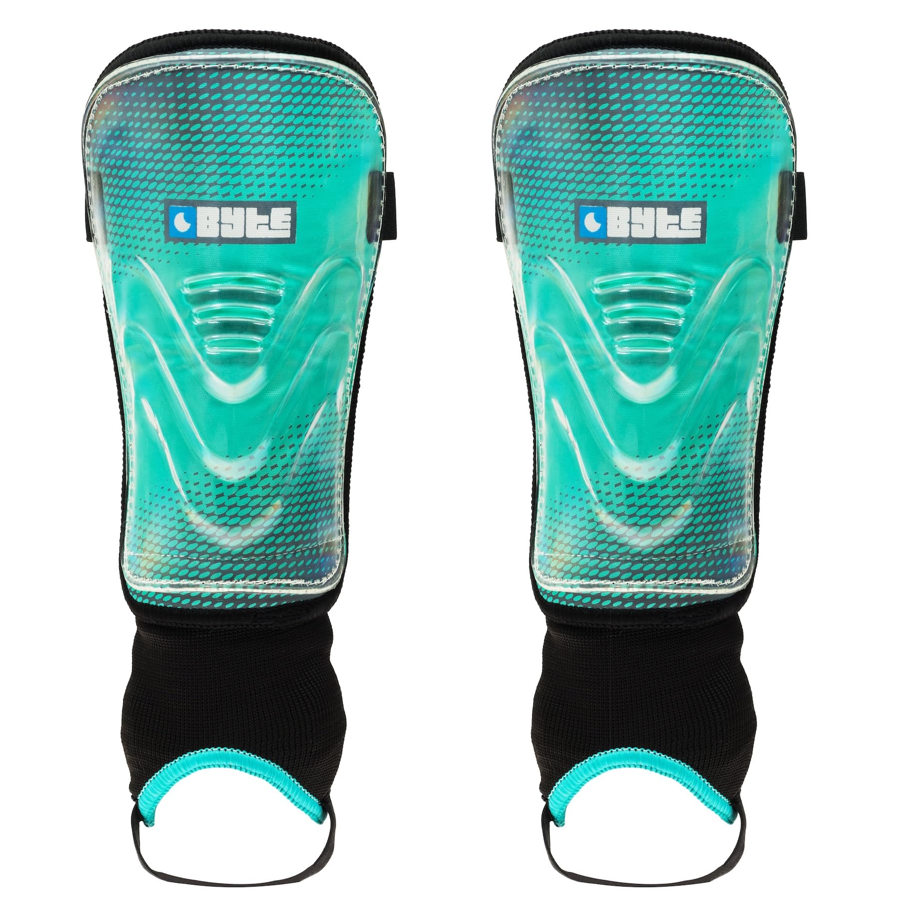 BYTE MX JUNIOR HOCKEY SHINGUARDS TEAL (SMALL) — image 1