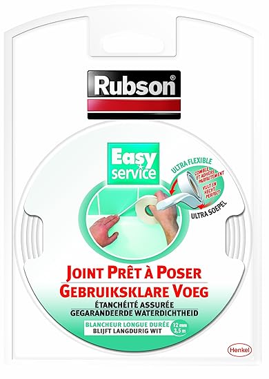 RUBSON 1766743 Easy Service Fugenband/Dichtungsband, 12 mm x 3,5 m
