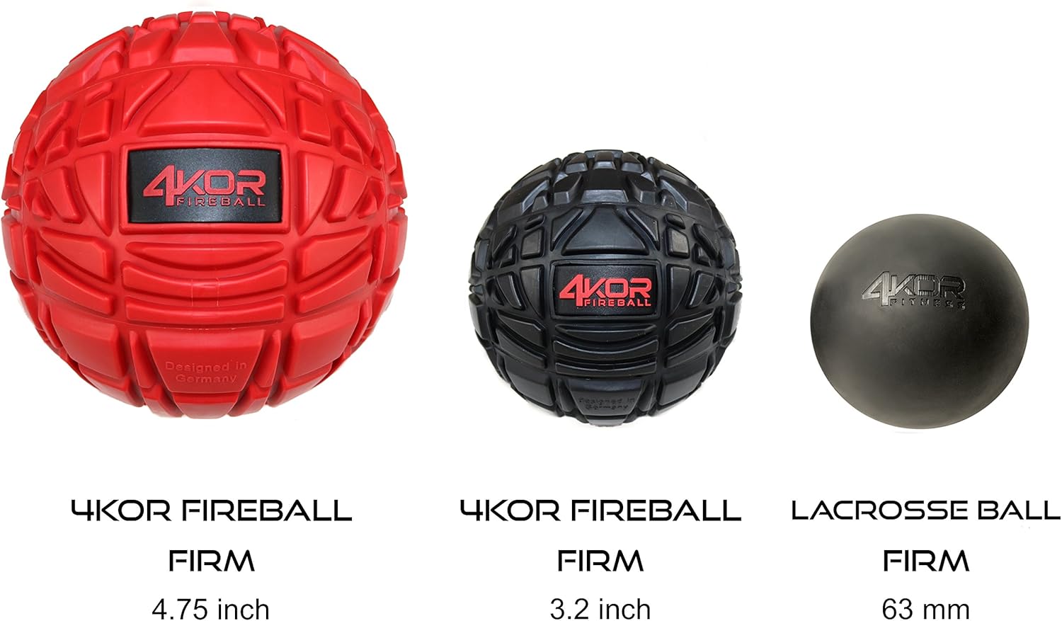 Ultimate Massage Balls & Lacrosse Ball Physical Therapy Set - Deep Tissue Trigger Point Myofascial Release Tools - Back, Shoulder & Foot Muscle Massager Kit - Enhanced Gripping Mobility Rubber Balls: Sports & Outdoors
