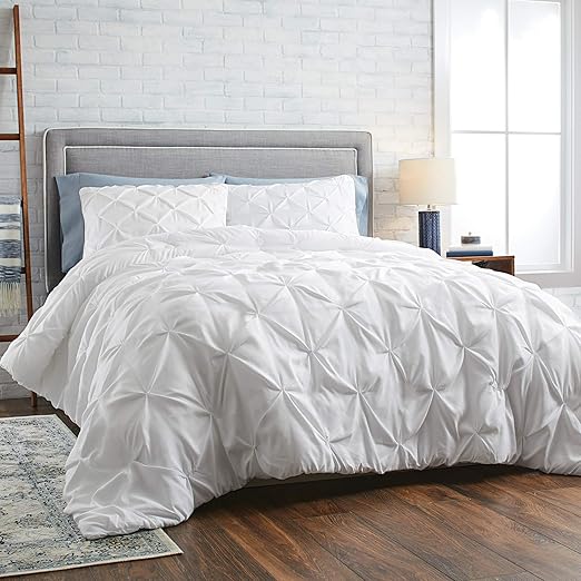 Amazon Com Better Homes Gardens 3 Piece Pintuck Comforter Set