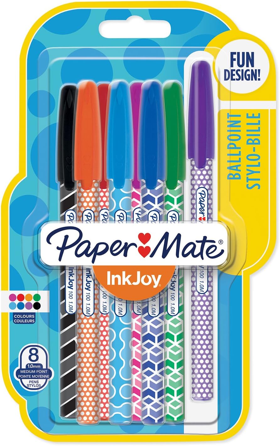 Paper Mate InkJoy Wrap Ballpoint Pens Retractable Medium Point (1.0mm