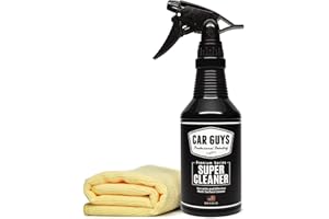 CAR GUYS Super Cleaner | Effective Car Interior Cleaner | Leather Car Seat Cleaner | Stain Remover for Carpet, Upholstery, Fa