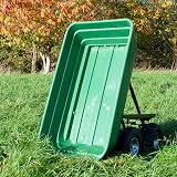 KOMODO Garden Dump Trolley Heavy Duty Tip Truck All-Terrain Wheelbarrow view 2