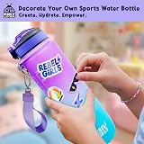Purple Ladybug Rebel Girls Decorate Your Own Water Bottle Kit view 4