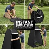 ZENO Pop Up Tent Privacy Shower Changing Toilet Tent Portable view 7