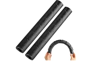 UCandy 2 Pcs Pipe Insulation Foam Wrap, 15.7 " Black Pipe Protection Wrap Multi-Purpose Soft Foam Tubing for Outdoor Indoor Swimming Pool Handle Water