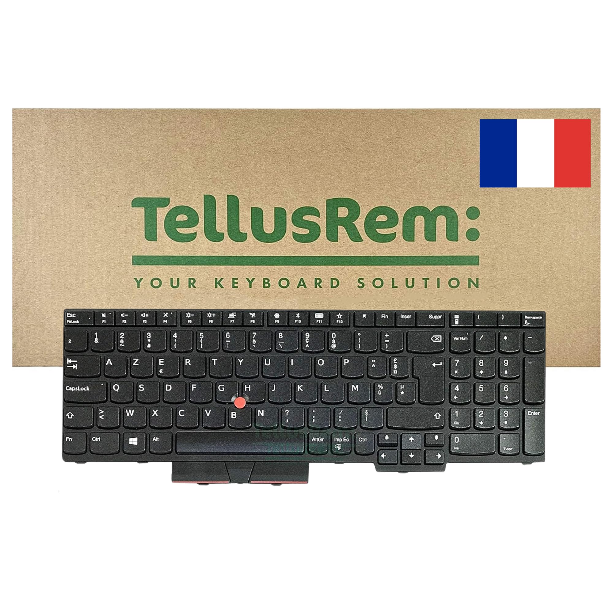 replacement French non-backlit keyboard for Lenovo Thinkpad T570 T580 P51s P52s