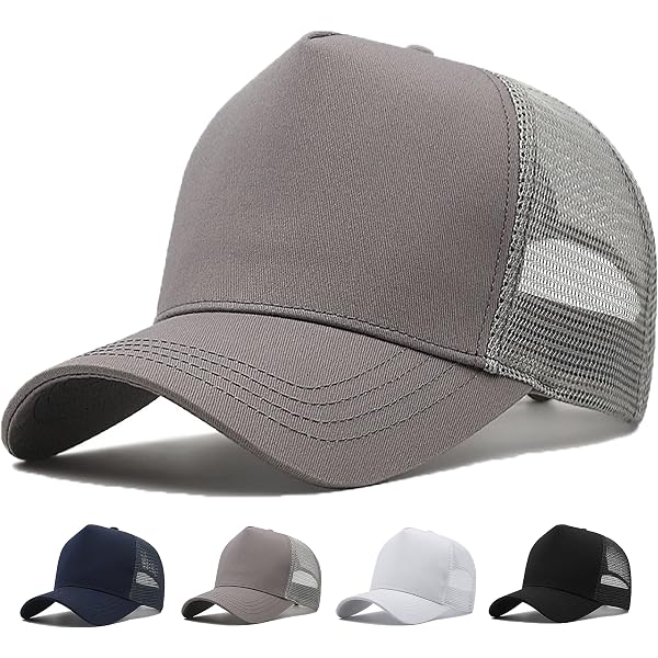 Men's Summer Mesh Sun Hat - Quick-Dry Long Brim Baseball Cap For Beach & Travel, Navy - View #7