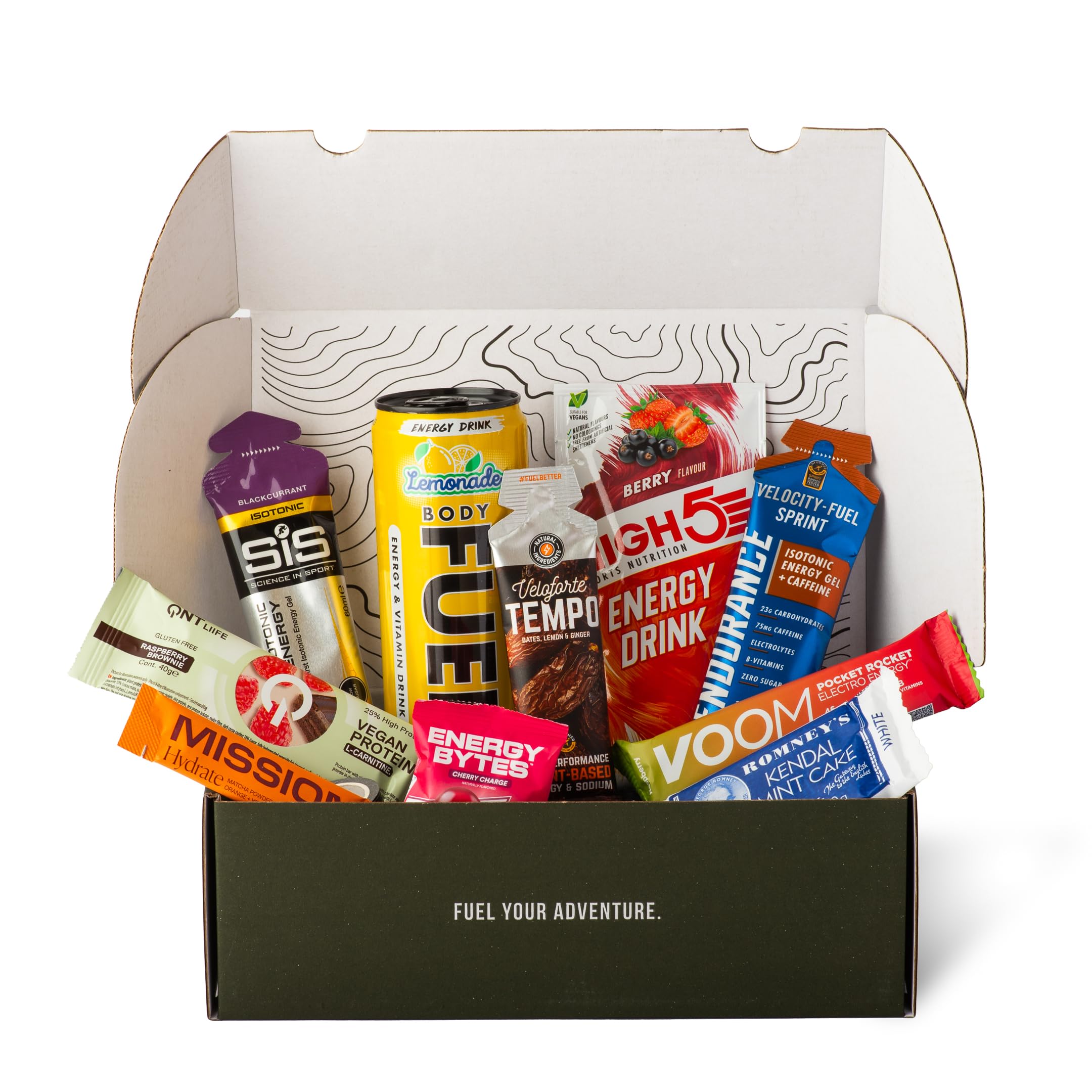 Athlete Running Gift Box – 10 Essentials for Runners: Energy Drink, Gels, Protein Bars, Chews & More – Perfect for Training, Endurance, Recovery & Run Enthusiasts