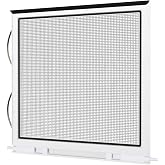 Double Hung Half Screen with Latches (DH3) No Rattling &amp; Warping in Your Window Frame, Available in 4 Colors with Premium Mesh Options, Built to Custom Measurements for Easy Installation and Removal