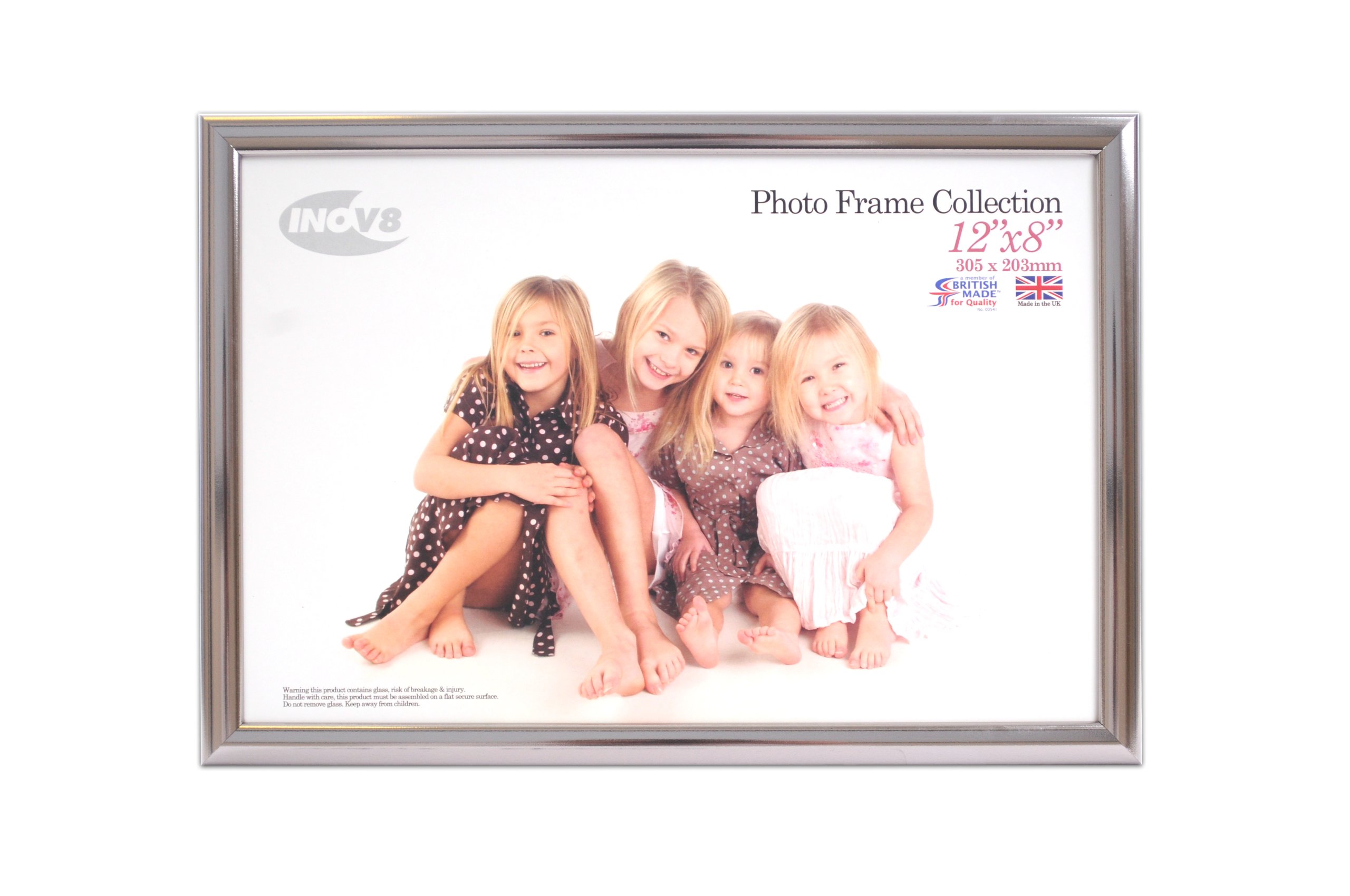 Inov8 Framing PFVS-VCHR-128 Frames, Aluminium, Chrome, 12 x 8 inch — image 1