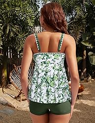 Women's Tankini Swimsuit Tummy Control 2 Piece