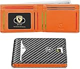 GSOIAX Slim Wallet for Men Rfid Blocking Leather