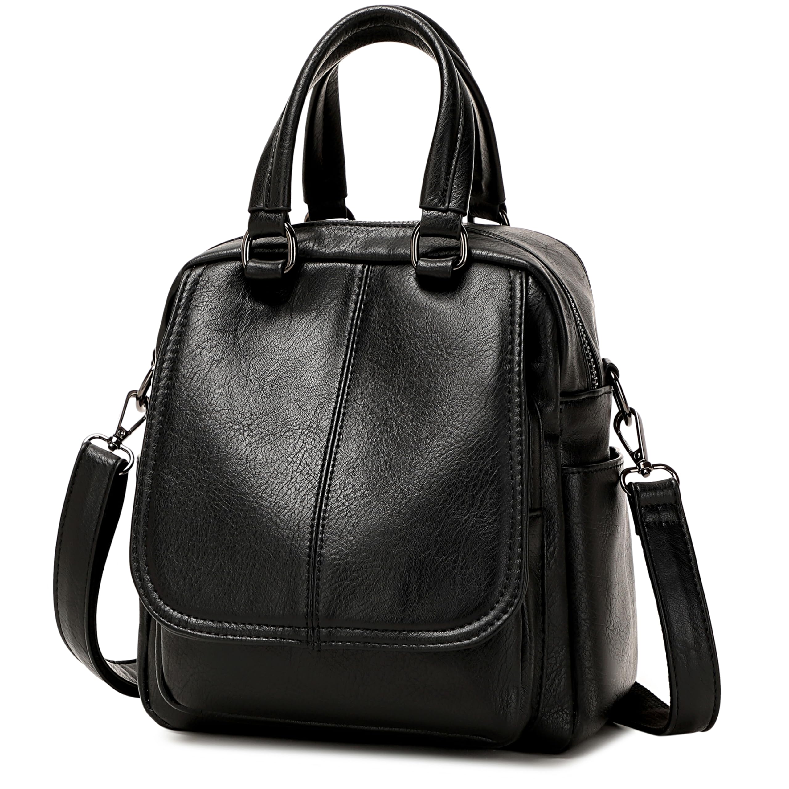 Photo 1 of sqlp Mini Backpack Small Backpack Purse for Women Cute Woman Back Pack Purses Leather Travel Backpack Fashion Casual Daypack Coffee