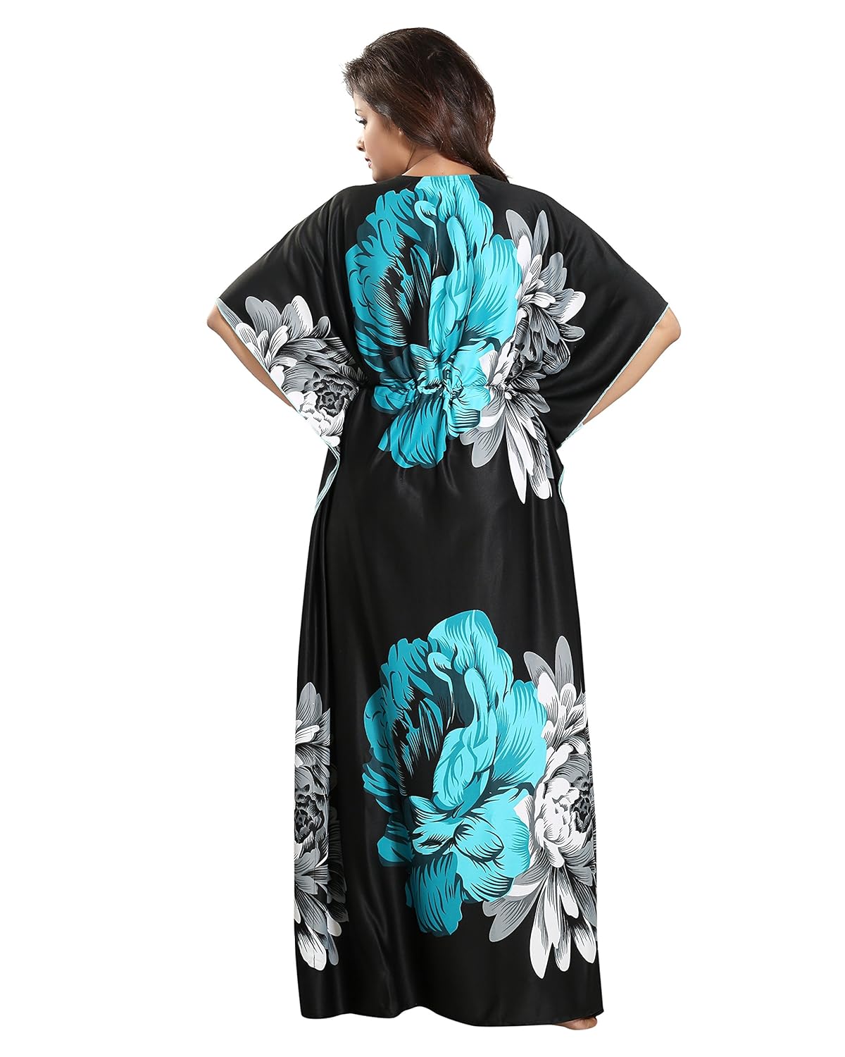 noty&trade;&trade;&trade; women's kaftan nighty - floral print