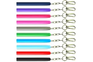 LEXNEL Stall Chain for Horses – 51 Inch Horse Stall Guard with Heavy-Duty Clips, Rubber Coated Stall Guard for Horse Stalls and Trailers (Raspberry)