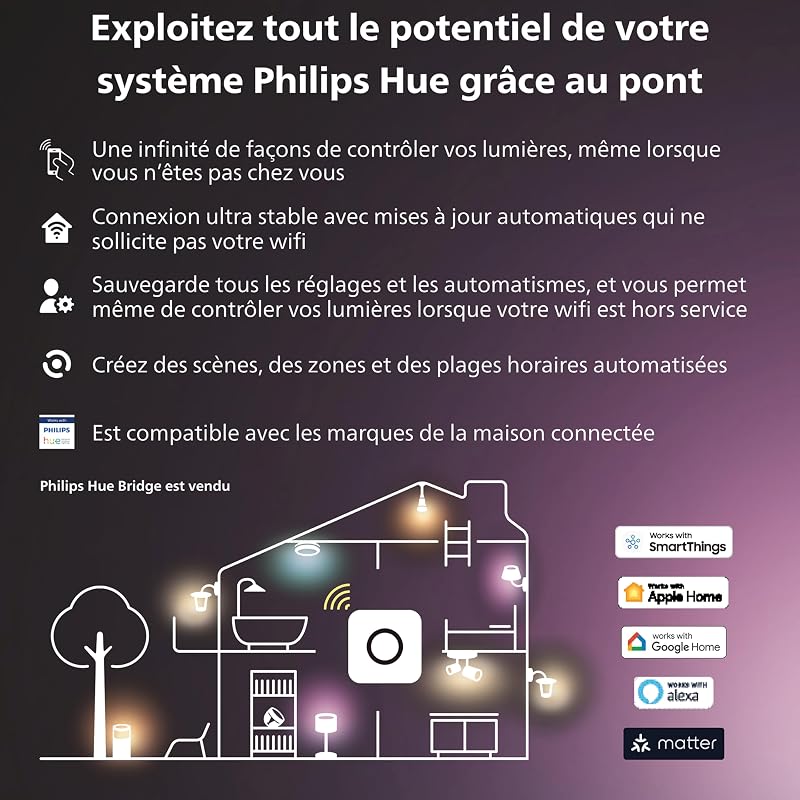 Smart Plug, Prise Intelligente, Type EU, Pack de 3, Blanc
