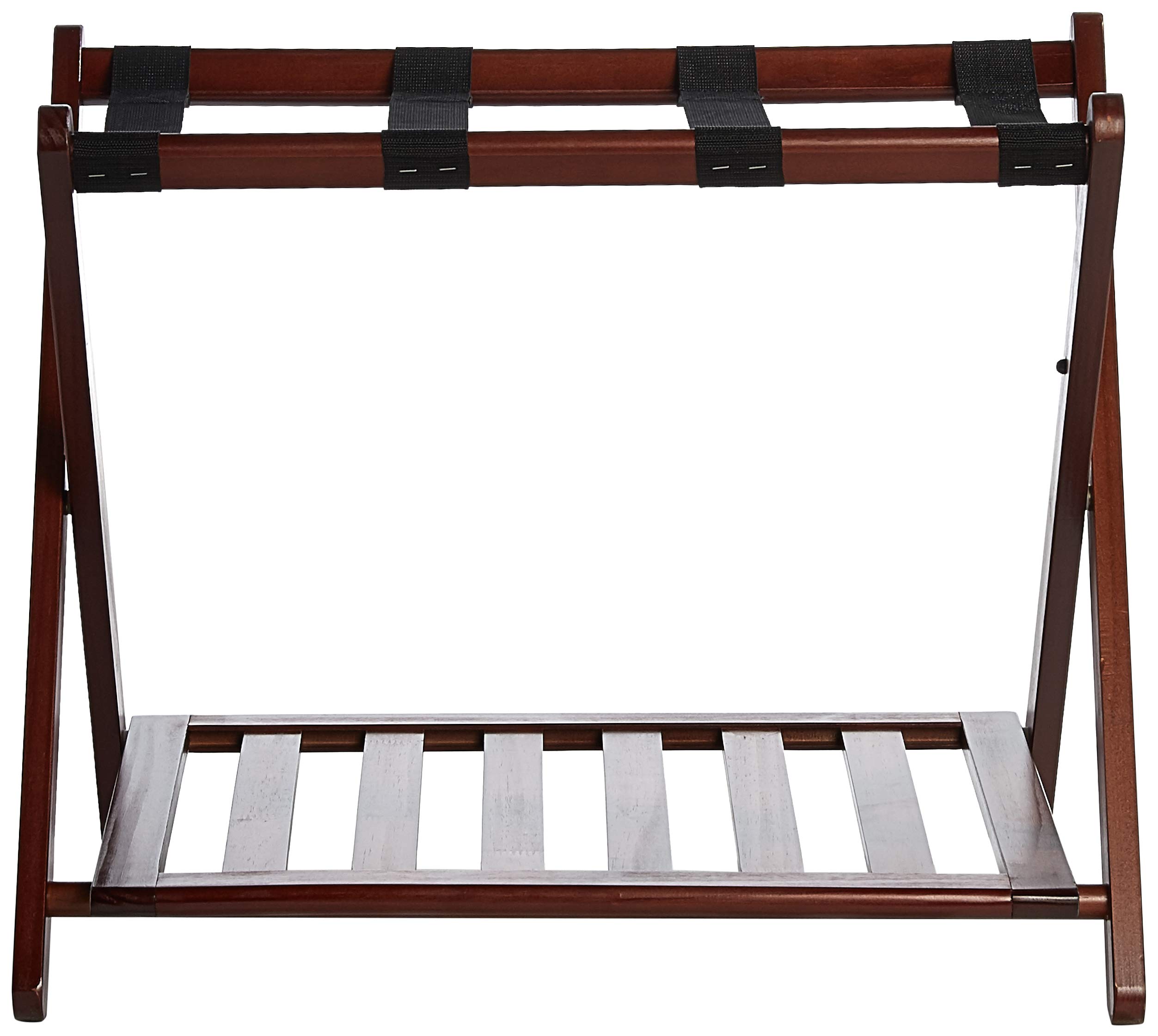 Casual Home Luggage Rack, Walnut