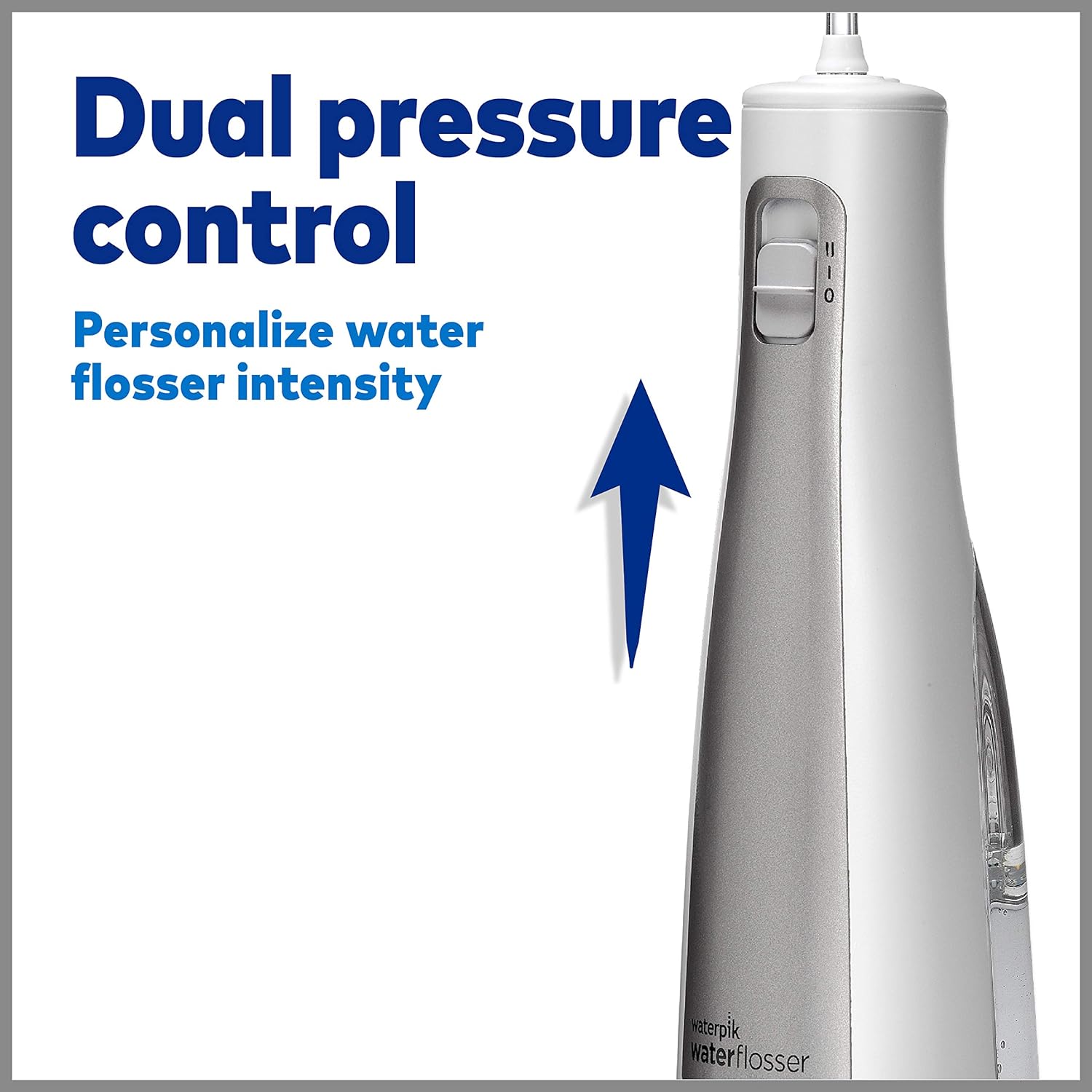 Waterpik Water Flosser Cordless Dental Oral Irrigator for Teeth with Portable Travel Bag and 3 Jet Tips, Cordless Freedom ADA Accepted, WF-03, White: Beauty