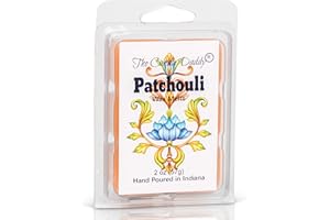 The Candle Daddy Patchouli Incense Scented Melt- Maximum Scent Wax Cubes/Melts- 1 Pack -2 Ounces- 6 Cubes