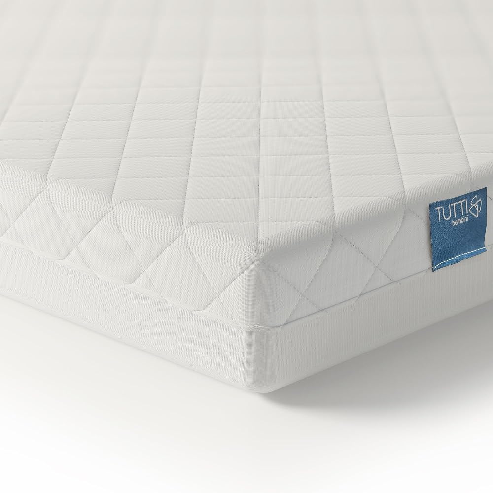 Tutti Bambini Sprung Cot Mattress 140 x 70 cm - Hypoallergenic Foam