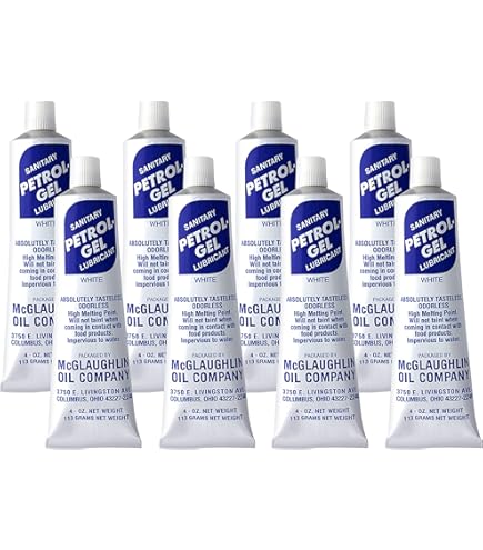 sanitary petrol gel lubricant white Petrol-Gel, Lubricant Tube 4 oz main image 0