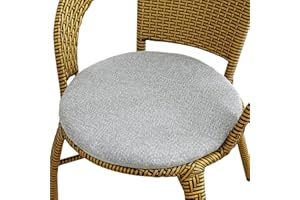 Round Garden Chair Pads, Non Slip Soft Thick Round Chair Pads Seat Cushion, Cushion Dining Chair Bistro Cushion for Indoor/Ou