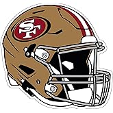 Siskiyou Sports NFL San Francisco 49ers Helmet Auto Decal, Team Colors, One Size