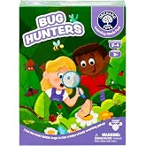 Orchard Toys Bug Hunters Game, Counting and Observation, 2-4 Players | Spinner Mechanic, 24 Leaf Cards, 4 Four-Piece Bug Jigsaws, Fact File, Hide-and-Seek Checklist, Compact Family Game Box